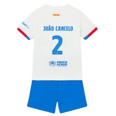 FC Barcelona Joao Cancelo 2 Lasten Vieraspelipaita 2023-24 Jalkapallo Pelipaidat Peliasut