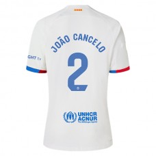 FC Barcelona Joao Cancelo 2 Vieraspelipaita 2023-24 Jalkapallo Pelipaidat Peliasut