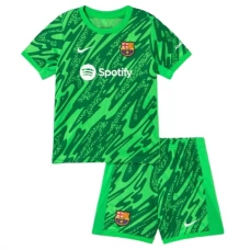 FC Barcelona Kids Maalivahdin Lasten Kotipelipaita 2024-25 Jalkapallo Pelipaidat Peliasut