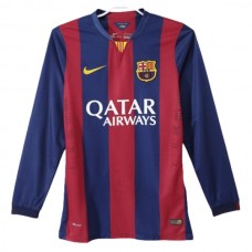 FC Barcelona Kotipelipaita Retro 2014-15 Jalkapallo Pelipaidat Peliasut(L/S)