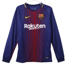 FC Barcelona Kotipelipaita Retro 2017-18 Jalkapallo Pelipaidat Peliasut(L/S)