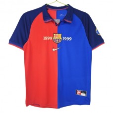 FC Barcelona Kotipelipaita Retro Centenary 1999-00 Jalkapallo Pelipaidat Peliasut
