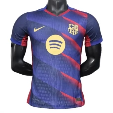 FC Barcelona Kotipelipaita Sonic Stripes 2025-26 Jalkapallo Pelipaidat Peliasut