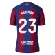 FC Barcelona Kounde 23 Kotipelipaita 2023-24 Jalkapallo Pelipaidat Peliasut