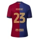 FC Barcelona Kounde 23 Kotipelipaita 2024-25 Jalkapallo Pelipaidat Peliasut