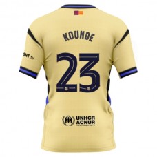 FC Barcelona Kounde 23 Vieraspelipaita 2025-26 Jalkapallo Pelipaidat Peliasut