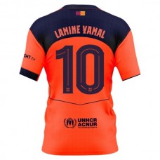 FC Barcelona Lamine Yamal 10 Kolmas Pelipaita 2025-26 Jalkapallo Pelipaidat Peliasut