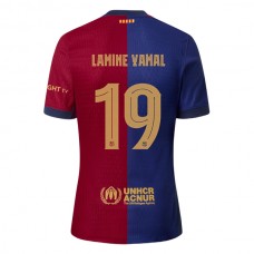 FC Barcelona Lamine Yamal 19 Kotipelipaita 2024-25 Jalkapallo Pelipaidat Peliasut