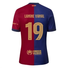 FC Barcelona Lamine Yamal 19 Kotipelipaita 2024-25 Jalkapallo Pelipaidat Peliasut