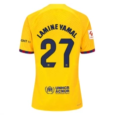 FC Barcelona Lamine Yamal 27 Kotipelipaita Fourth 2023-24 Jalkapallo Pelipaidat Peliasut
