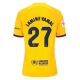 FC Barcelona Lamine Yamal 27 Kotipelipaita Fourth 2023-24 Jalkapallo Pelipaidat Peliasut