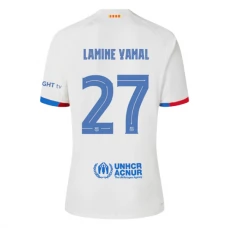 FC Barcelona Lamine Yamal 27 Vieraspelipaita 2023-24 Jalkapallo Pelipaidat Peliasut
