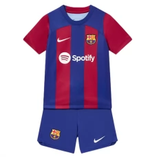FC Barcelona Lasten Kotipelipaita 2023-24 Jalkapallo Pelipaidat Peliasut