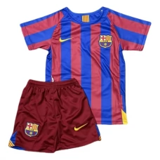 FC Barcelona Lasten Kotipelipaita Retro 2005-06 Jalkapallo Pelipaidat Peliasut