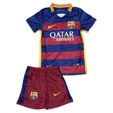 FC Barcelona Lasten Kotipelipaita Retro 2015-16 Jalkapallo Pelipaidat Peliasut