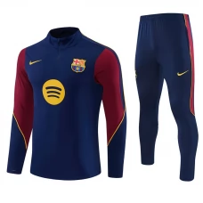 FC Barcelona Lasten Tracksuit 2026-27 - 1-4 Zip Sininen
