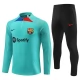 FC Barcelona Lasten Verryttelypuku 2023-24 - 1-4 Zip Sininen Musta