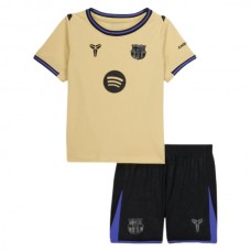 FC Barcelona Lasten Vieraspelipaita 2025-26 Jalkapallo Pelipaidat Peliasut