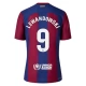 FC Barcelona Lewandowski 9 Kotipelipaita 2023-24 Jalkapallo Pelipaidat Peliasut