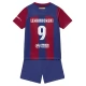 FC Barcelona Lewandowski 9 Lasten Kotipelipaita 2023-24 Jalkapallo Pelipaidat Peliasut