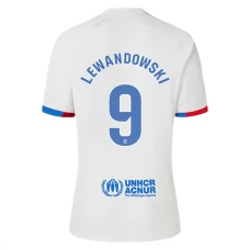 FC Barcelona Lewandowski 9 Vieraspelipaita 2023-24 Jalkapallo Pelipaidat Peliasut