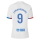 FC Barcelona Lewandowski 9 Vieraspelipaita 2023-24 Jalkapallo Pelipaidat Peliasut
