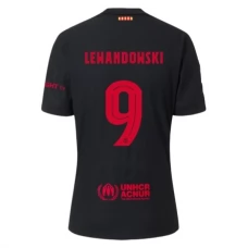 FC Barcelona Lewandowski 9 Vieraspelipaita 2024-25 Jalkapallo Pelipaidat Peliasut