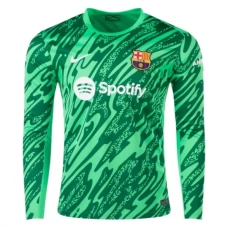 FC Barcelona Maalivahdin Kotipelipaita 2024-25 Jalkapallo Pelipaidat Peliasut(L/S)