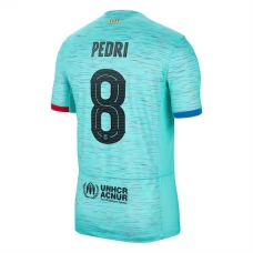 FC Barcelona Pedri 8 Kolmas Pelipaita 2023-24 Jalkapallo Pelipaidat Peliasut