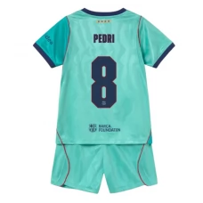 FC Barcelona Pedri 8 Kolmospaita 2026-27 Lasten Pelipaita