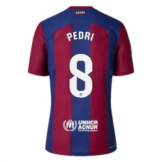 FC Barcelona Pedri 8 Kotipelipaita 2023-24 Jalkapallo Pelipaidat Peliasut