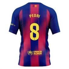 FC Barcelona Pedri 8 Kotipelipaita 2025-26 Jalkapallo Pelipaidat Peliasut