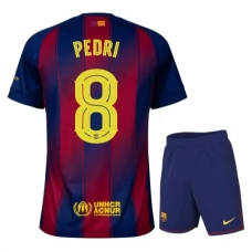 FC Barcelona Pedri 8 Lasten Kotipelipaita 2025-26 Jalkapallo Pelipaidat Peliasut