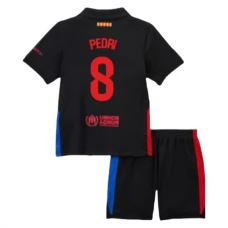 FC Barcelona Pedri 8 Lasten Vieraspelipaita 2024-25 Jalkapallo Pelipaidat Peliasut