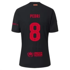 FC Barcelona Pedri 8 Vieraspelipaita 2024-25 Jalkapallo Pelipaidat Peliasut