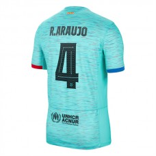 FC Barcelona R.Araujo 4 Kolmas Pelipaita 2023-24 Jalkapallo Pelipaidat Peliasut