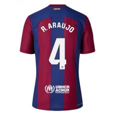 FC Barcelona R. Araujo 4 Kotipelipaita 2023-24 Jalkapallo Pelipaidat Peliasut