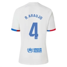 FC Barcelona R. Araujo 4 Vieraspelipaita 2023-24 Jalkapallo Pelipaidat Peliasut