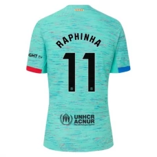 FC Barcelona Raphinha 11 Kolmas Pelipaita 2023-24 Jalkapallo Pelipaidat Peliasut