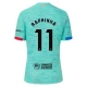 FC Barcelona Raphinha 11 Kolmas Pelipaita 2023-24 Jalkapallo Pelipaidat Peliasut