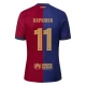 FC Barcelona Raphinha 11 Kotipelipaita 2024-25 Jalkapallo Pelipaidat Peliasut