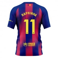 FC Barcelona Raphinha 11 Kotipelipaita 2025-26 Jalkapallo Pelipaidat Peliasut