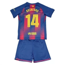 FC Barcelona Rashford 14 Lasten Kotipelipaita 2025-26 Jalkapallo Pelipaidat Peliasut