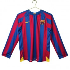 FC Barcelona Retro Kotipaita 2005-06 Pelipaita Long Sleeve