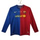 FC Barcelona Retro Kotipaita 2008-09 Pelipaita Long Sleeve