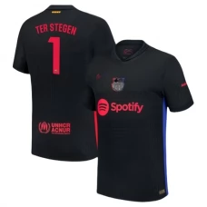 FC Barcelona Ter Stegen 1 Vieraspelipaita 2024-25 Jalkapallo Pelipaidat Peliasut
