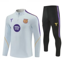 FC Barcelona Tracksuit 2026-27 - 1-4 Zip Harmaa