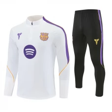 FC Barcelona Tracksuit 2026-27 - 1-4 Zip Valkoinen