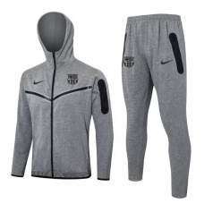 FC Barcelona Treenitakki Suits 2024-25 - Huppari Harmaa