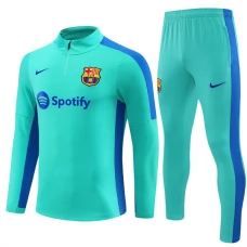 FC Barcelona Verryttelypuku 2023-24 - 1-4 Zip Sininen